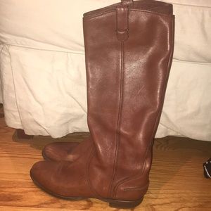 Madewell Brown Leather Riding Boots Size 10